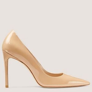 Stuart Weitzman Nude Patent Heels